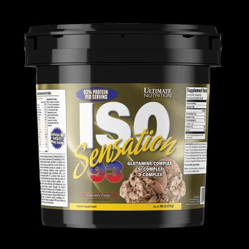 Pot ISO SENSATION 93 2.27KG Ultimate Nutrition, whey isolate premium vendue sur Protein.tn en Tunisie.