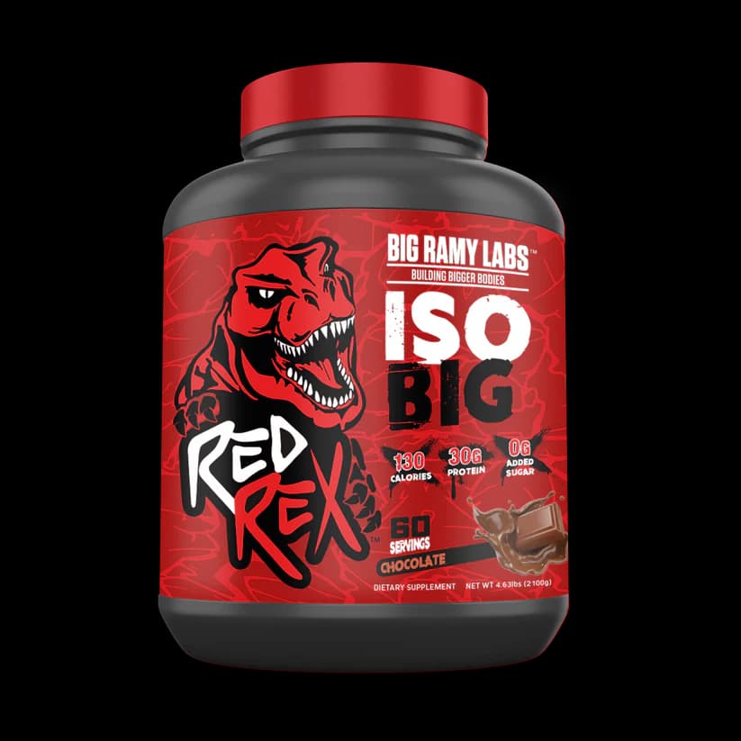 ISO BIG Big Ramy Labs : whey isolate + hydrolysée avec 30g protéines/portion, 2g carbs et 0g fat pour un physique sec, récupération rapide et performance. ISO BIG 2.1KG Big Ramy Labs whey isolate + hydrolysée 30g protéines par portion, 2g glucides, 0g lipides, idéale sèche et récupération