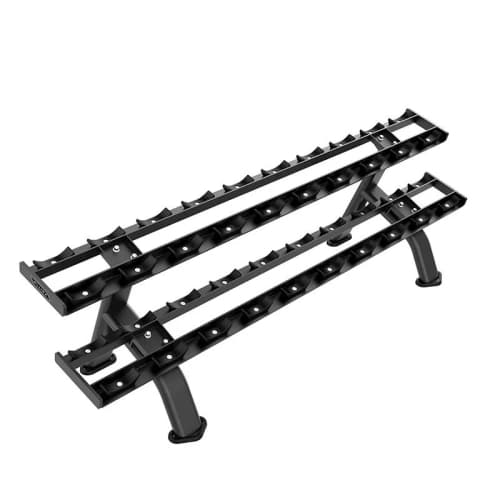 Support haltères JX Fitness : rangement organisé 5-10 paires, acier T50 76kg 2345x585x738mm home gym salle Tunisie. Support haltères JX Fitness tube T50x120x3mm 76kg, rangement 2345x585x738mm hexagonaux/fonte home gym Tunisie.