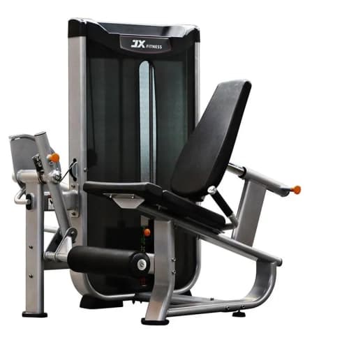 Machine cuisses int/ext JX Fitness : selectorisée 80kg 2-en-1, cadre 137x40x3mm, dimensions 1150x1398x1527mm, adducteurs/abducteurs home gym salle Tunisie. Machine cuisses intérieure extérieure sélective JX Fitness selectorisée 80kg 2-en-1, adducteurs abducteurs, home gym salle Tunisie.