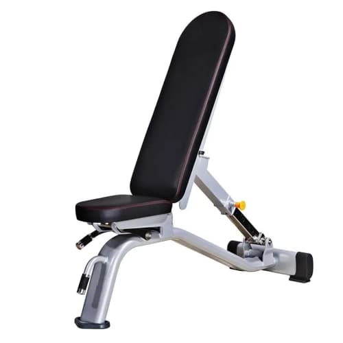 Banc multi-réglable JX-C333 : 7 angles ajustables pecs/épaules/abdos, construction T50 acier robuste 1380x540x500mm home gym salle Tunisie. Banc multi-réglable JX Fitness 7 positions plat/incliné/décliné, tube acier T50x120mm 47kg, home gym musculation Tunisie.