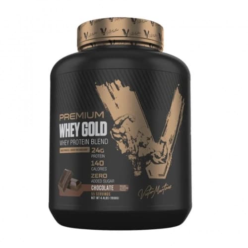 Premium Whey Gold 2kg Victor Martinez : whey protéine à assimilation rapide, riche en BCAA, idéale en post‑entraînement pour la prise de muscle et la récupération. Tunisie. Premium Whey Gold 2kg Victor Martinez whey protéine pour prise de muscle et récupération disponible en Tunisie sur Protein.tn