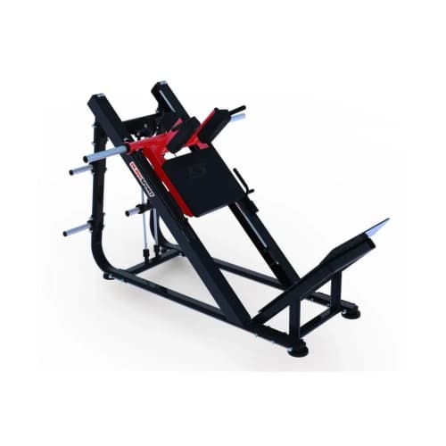 Machine Hack Squat JX FITNESS conçue pour un entraînement intensif du bas du corps. Structure robuste en acier, design ergonomique et trajectoire de mouvement optimisée pour travailler efficacement cuisses, fessiers et ischio-jambiers. Idéale pour salle de sport ou home gym. hack squat machine professionnelle JX FITNESS pour entraînement cuisses, fessiers et ischio-jambiers