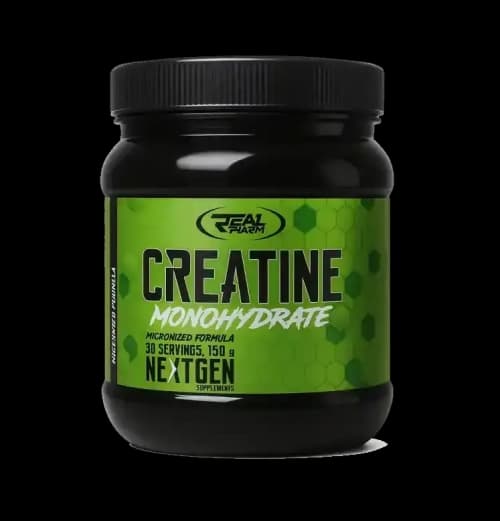 Découvrez la Creatine Monohydrate 150g de Real Pharm sur Protein.tn : une créatine 100 % pure, micronisée, idéale pour améliorer vos performances, votre force et votre récupération après l'entraînement. Créatine Monohydrate 150g Real Pharm – Créatine pure et micronisée pour musculation, disponible sur Protein.tn Tunisie