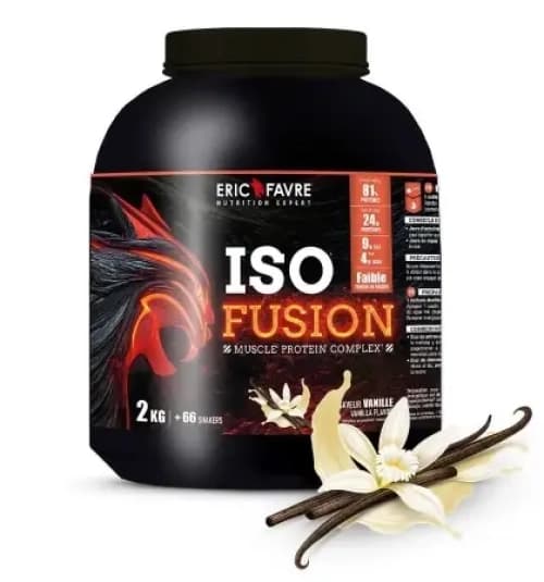 Découvrez ISO Fusion 2KG d’Eric Favre, la whey isolate de haute qualité pour booster votre développement musculaire et accélérer la récupération après l'entraînement. Disponible sur Protein.tn. ISO Fusion 2KG Eric Favre – Whey Isolate ultra-pure pour muscles et récupération rapide