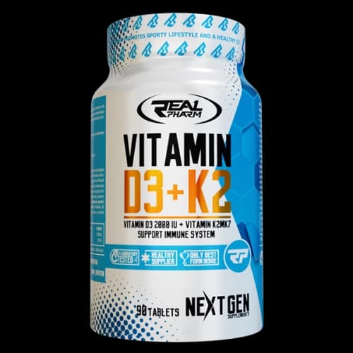 VITAMIN D3 + K2 90 TABS - REAL PHARM