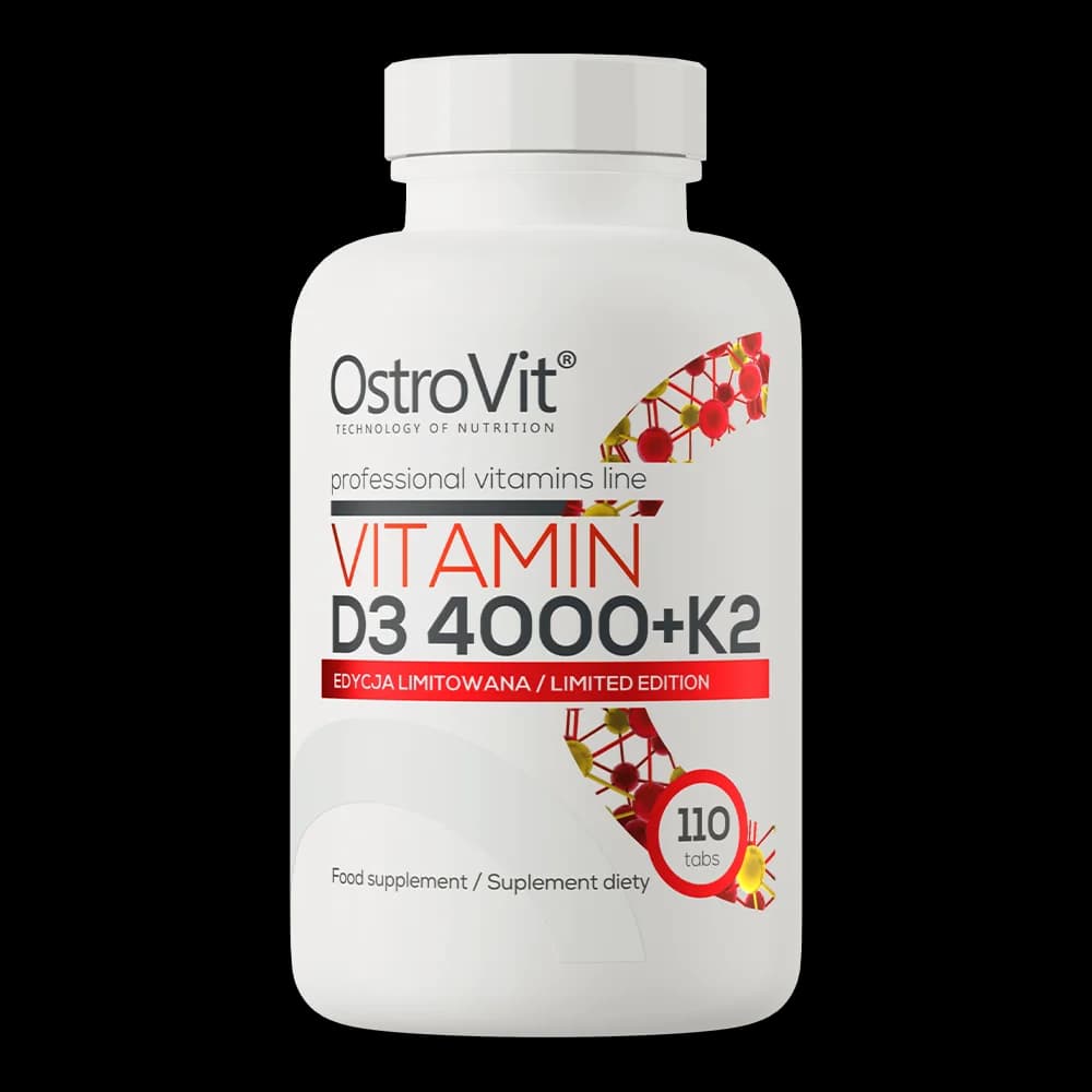 VITAMIN D3 4000 IU -120 Capsule - OSTROVIT : vitamine D3 forte dose pour soutenir l’immunité, les os et la fonction musculaire, idéale en cas de faible exposition au soleil. Vitamin D3 4000 IU OstroVit 120 capsules Tunisie vitamine D3 immunité os muscles humeur carence soleil Protein.tn.
