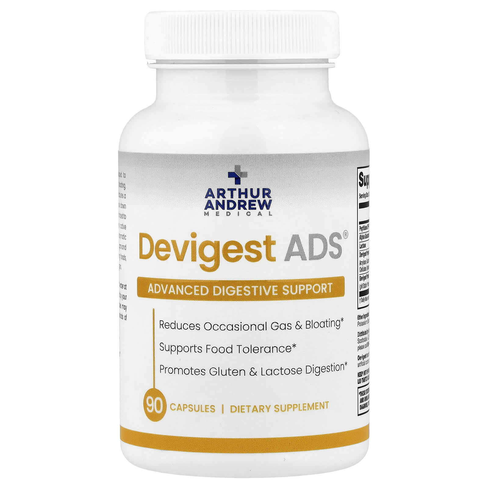 Arthur Andrew Medical Devigest ADS, Advanced Digestive Support – 90 gélules — Tunisie