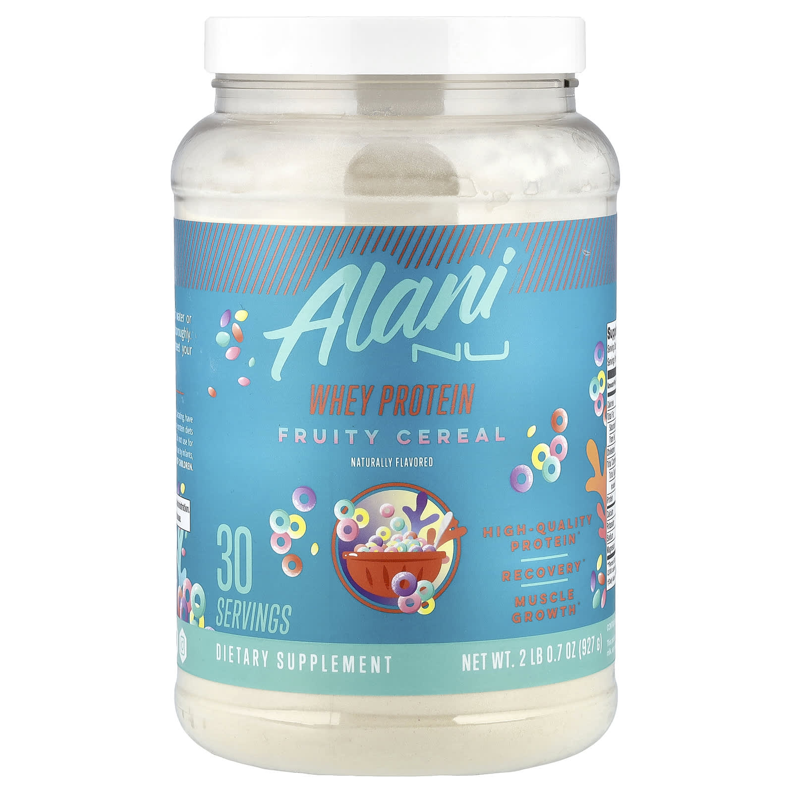 Alani Nu Whey Protein – Fruity Cereal – 927 g — Tunisie