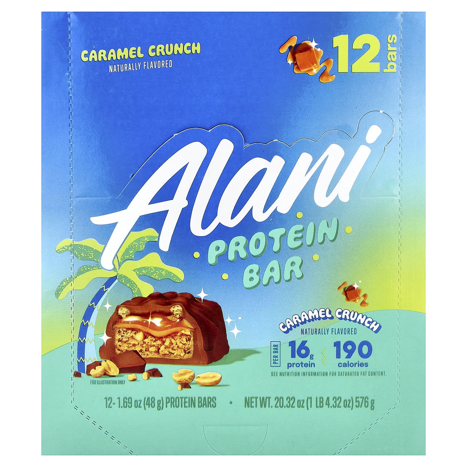 Alani Nu Protein Bar – Caramel Crunch – 48 g — Tunisie