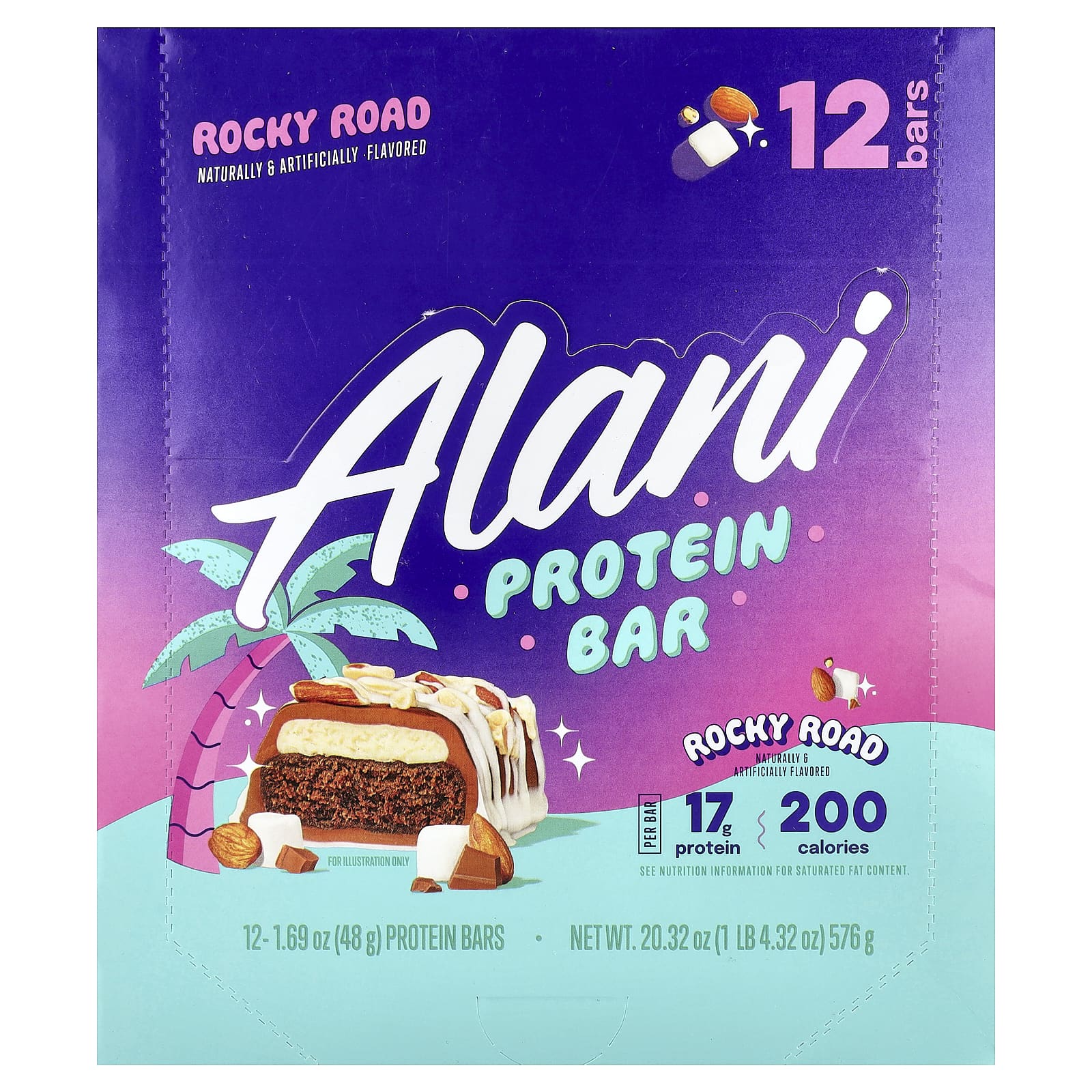 Alani Nu Protein Bar – Rocky Road – 48 g — Tunisie