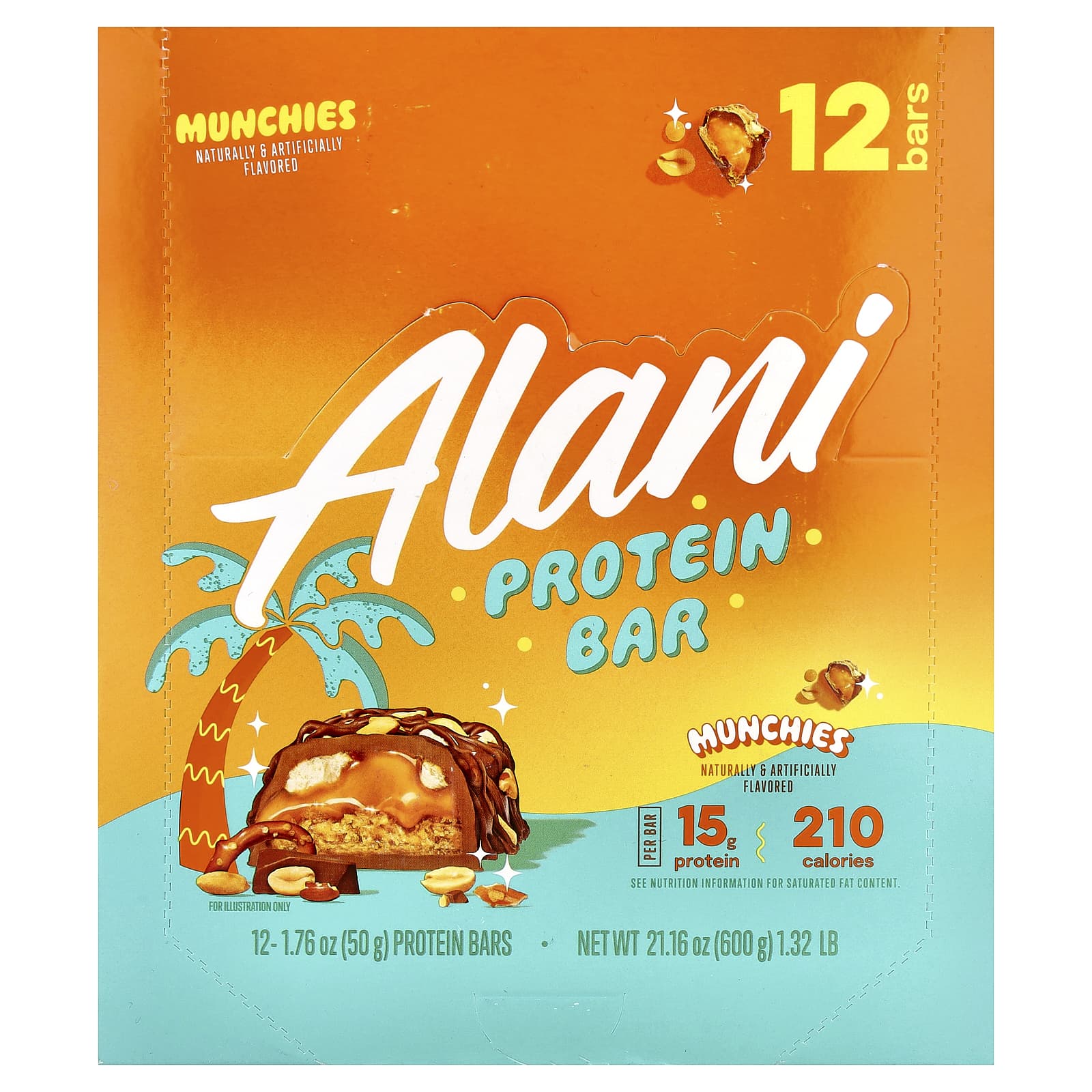 Alani Nu Protein Bar, Munchies – 50 g — Tunisie