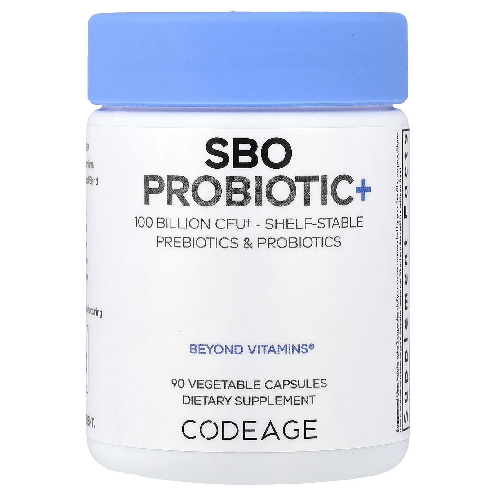 Codeage SBO Probiotic+, 90 Vegetable Capsules — Tunisie