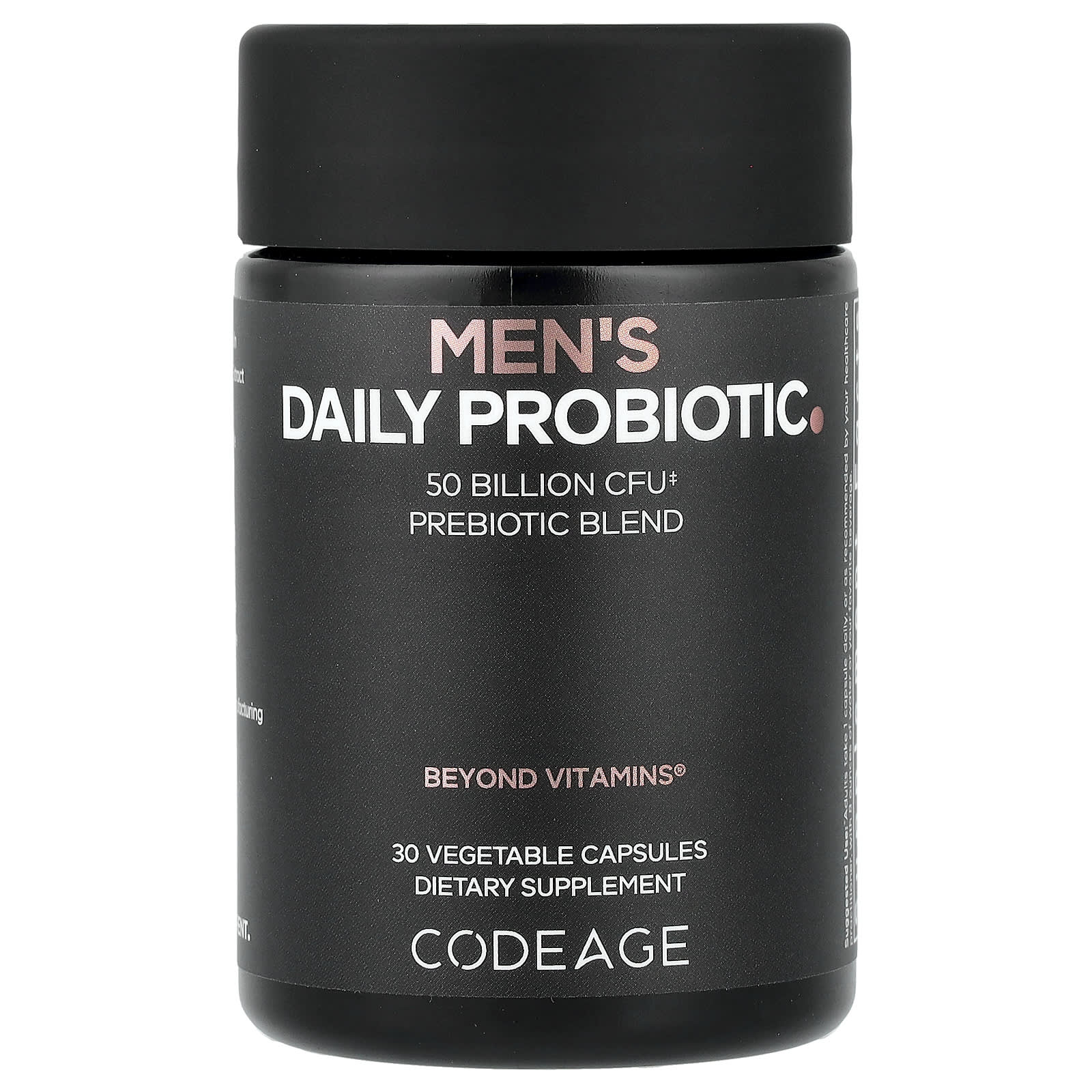 Codeage Men's Daily Probiotic, 30 Vegetable Capsules — Tunisie