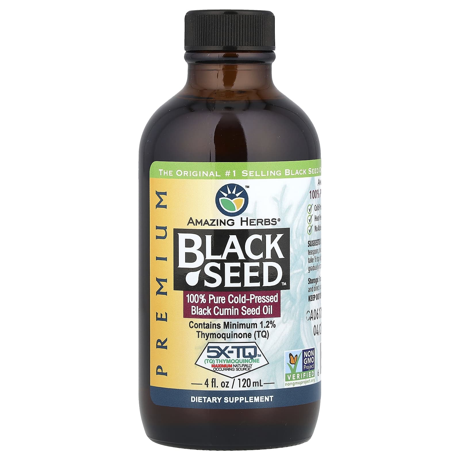 Amazing Herbs Premium Black Seed – 120 ml — Tunisie