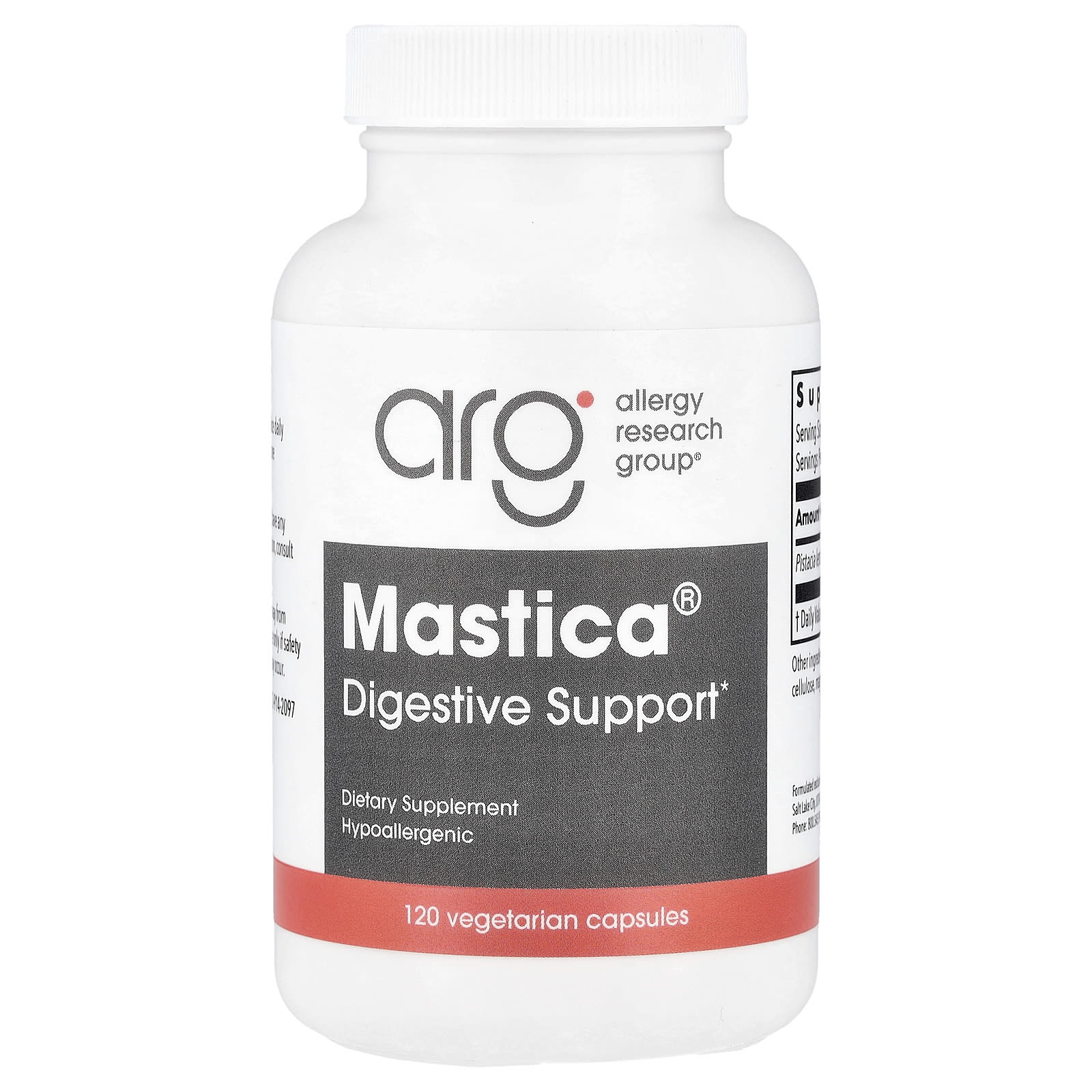 Allergy Research Group Mastica, Digestive Support – 120 gélules végétales — Tunisie