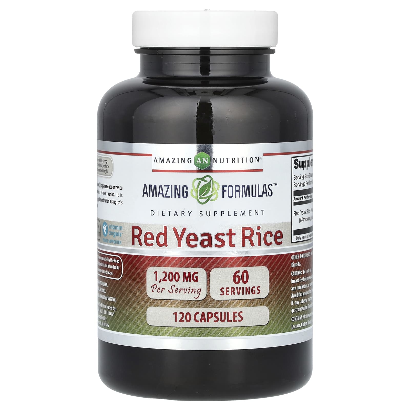 Amazing Nutrition Red Yeast Rice – 120 gélules — Tunisie