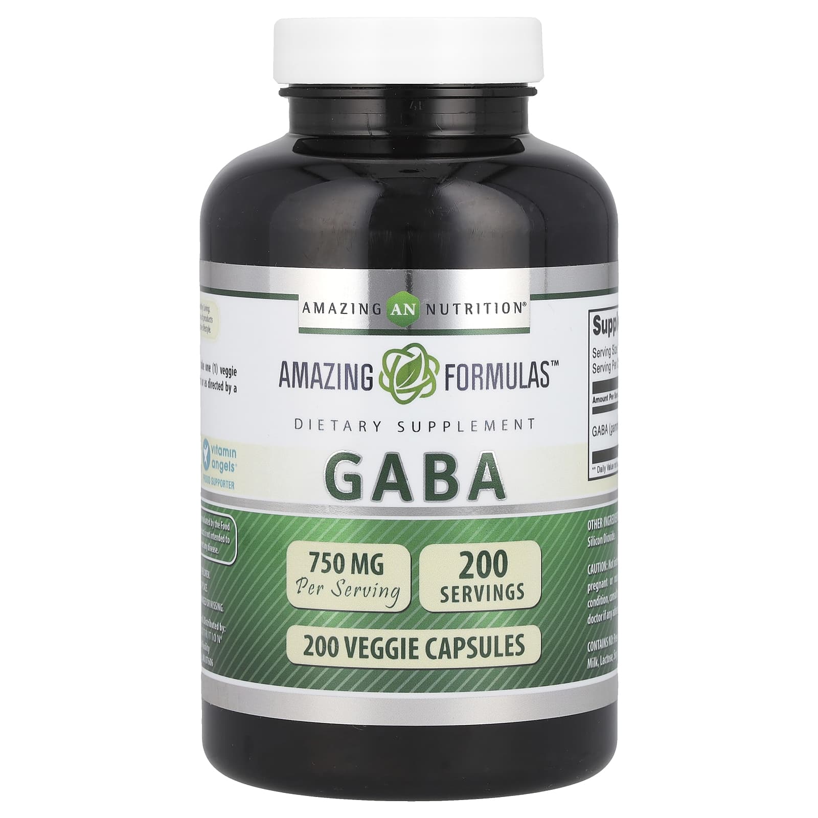 Amazing Nutrition GABA – 200 gélules végétales — Tunisie