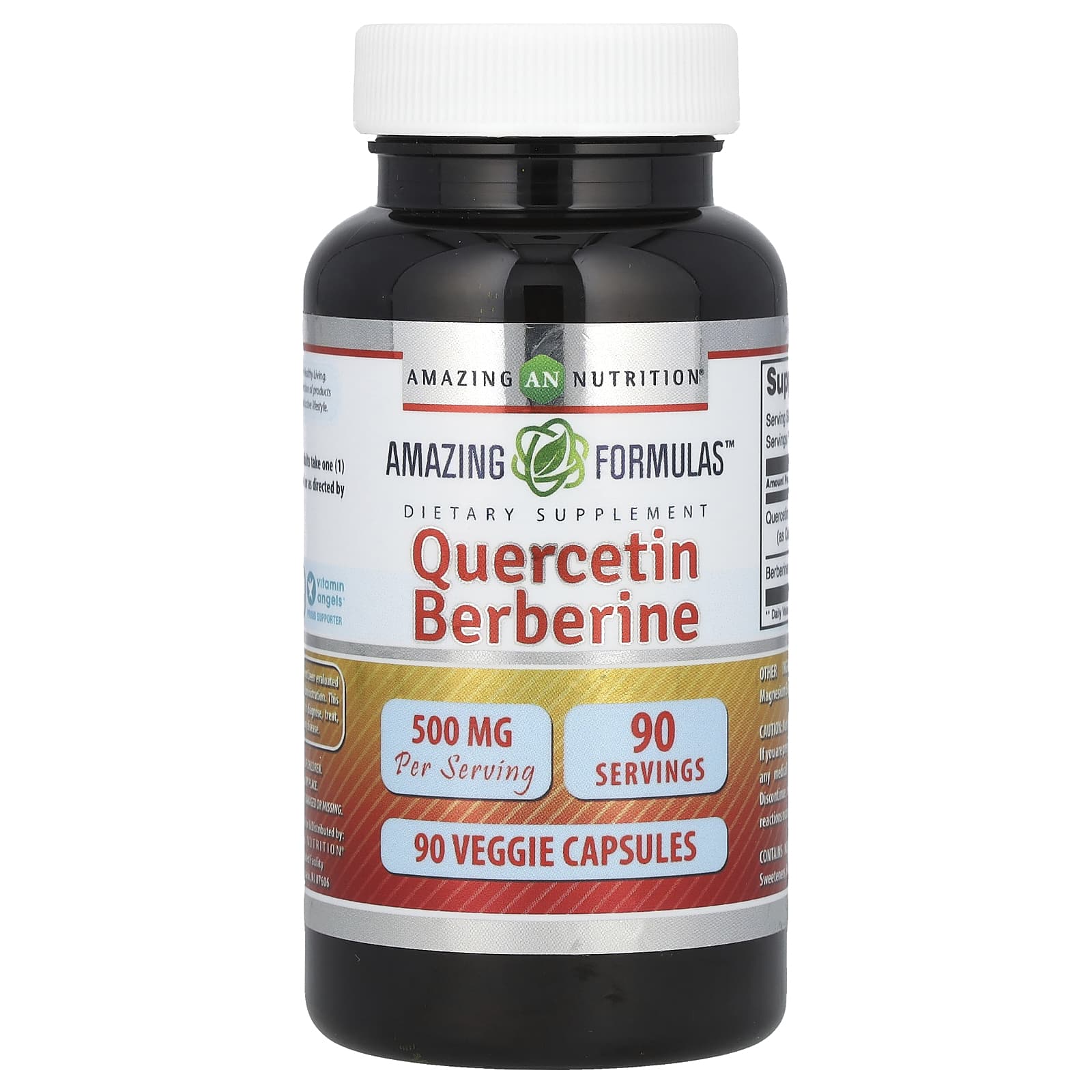 Amazing Nutrition Amazing Formulas, Quercetin Berberine – 90 gélules végétales — Tunisie