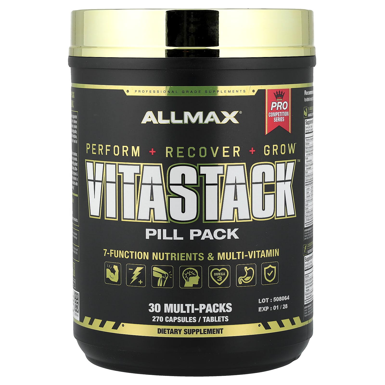 Allmax Vitastack, Pill Pack, 30 Multi-Packs — Tunisie