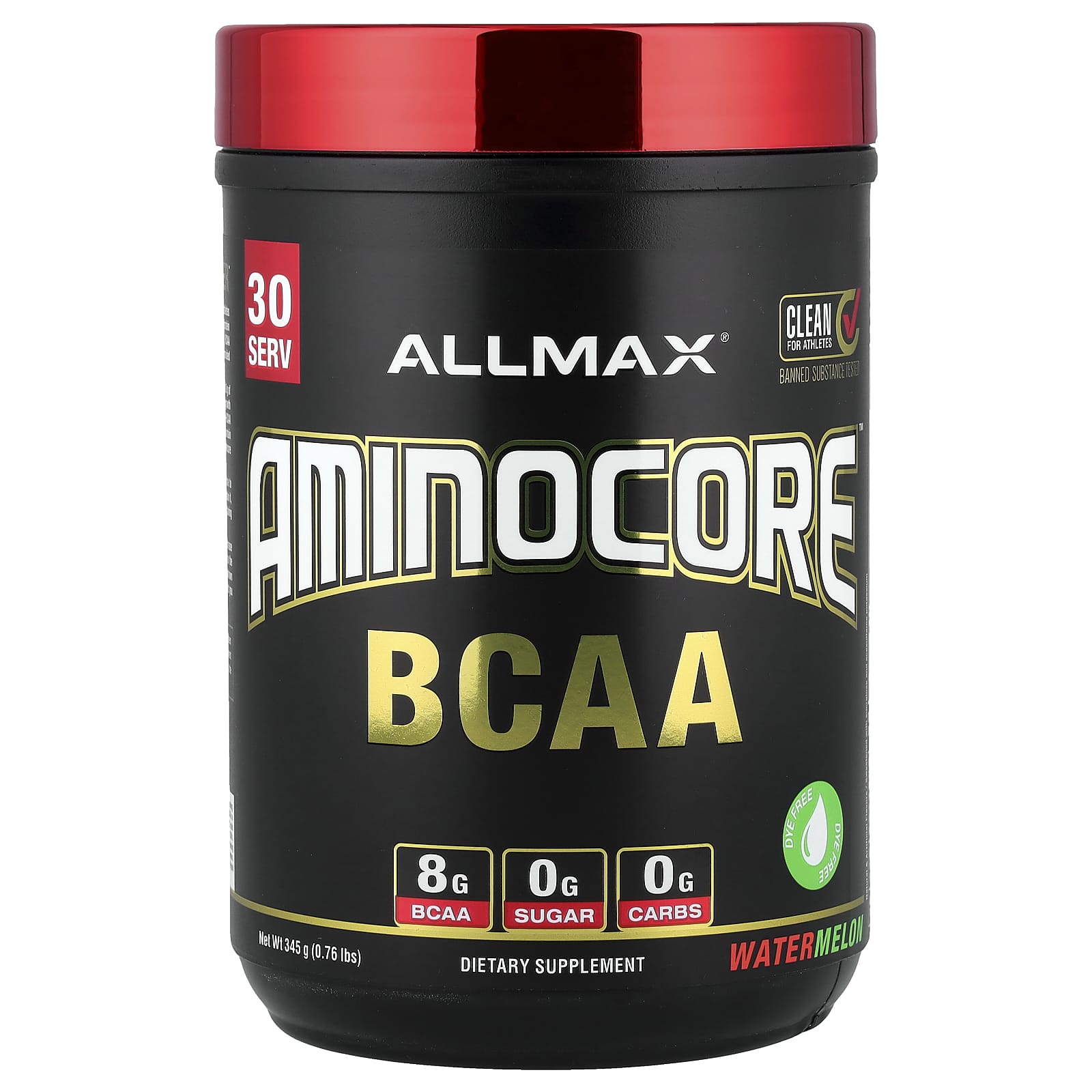 Allmax Aminocore BCAA – Watermelon – 345 g — Tunisie