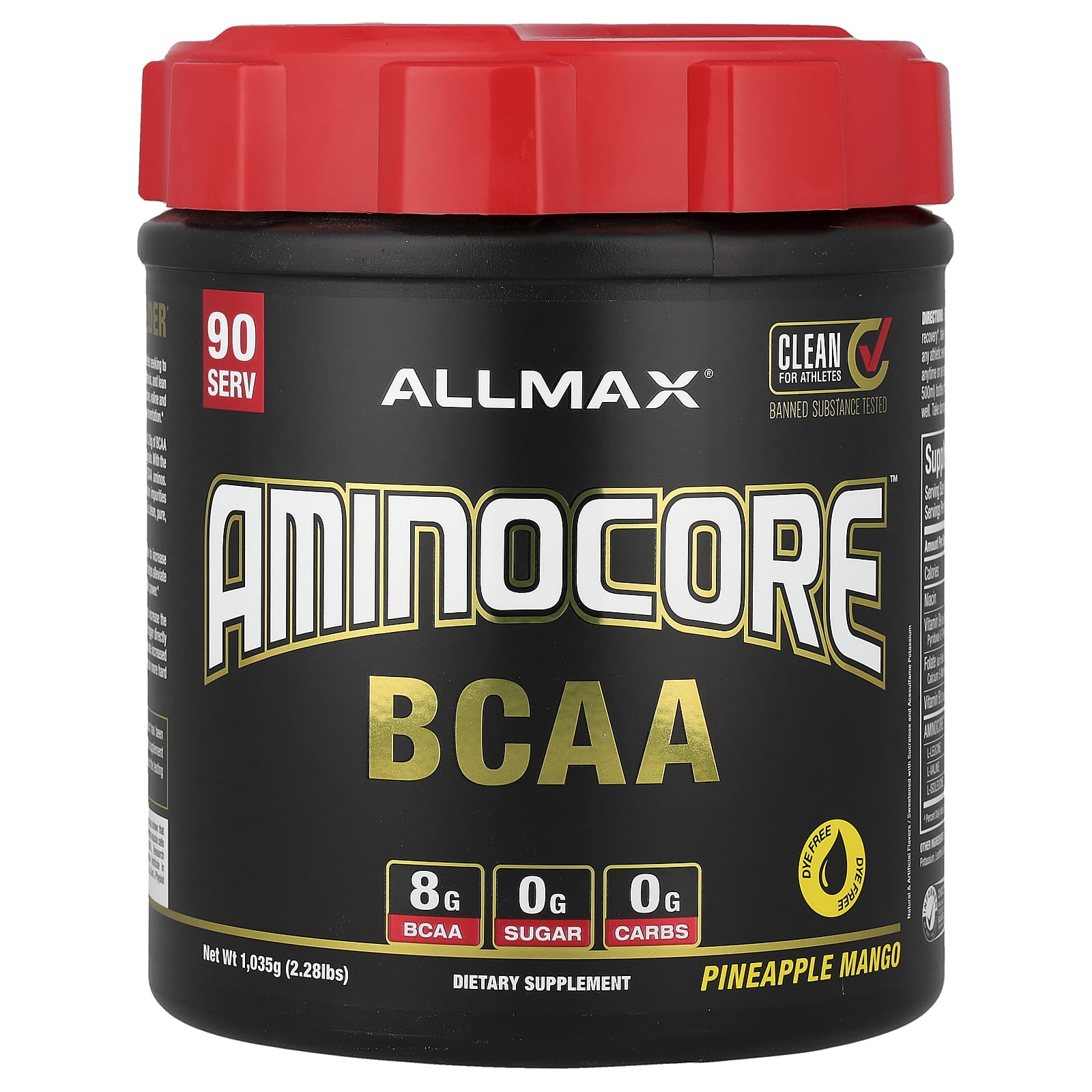 Allmax Aminocore BCAA – Pineapple Mango – 1035 g — Tunisie