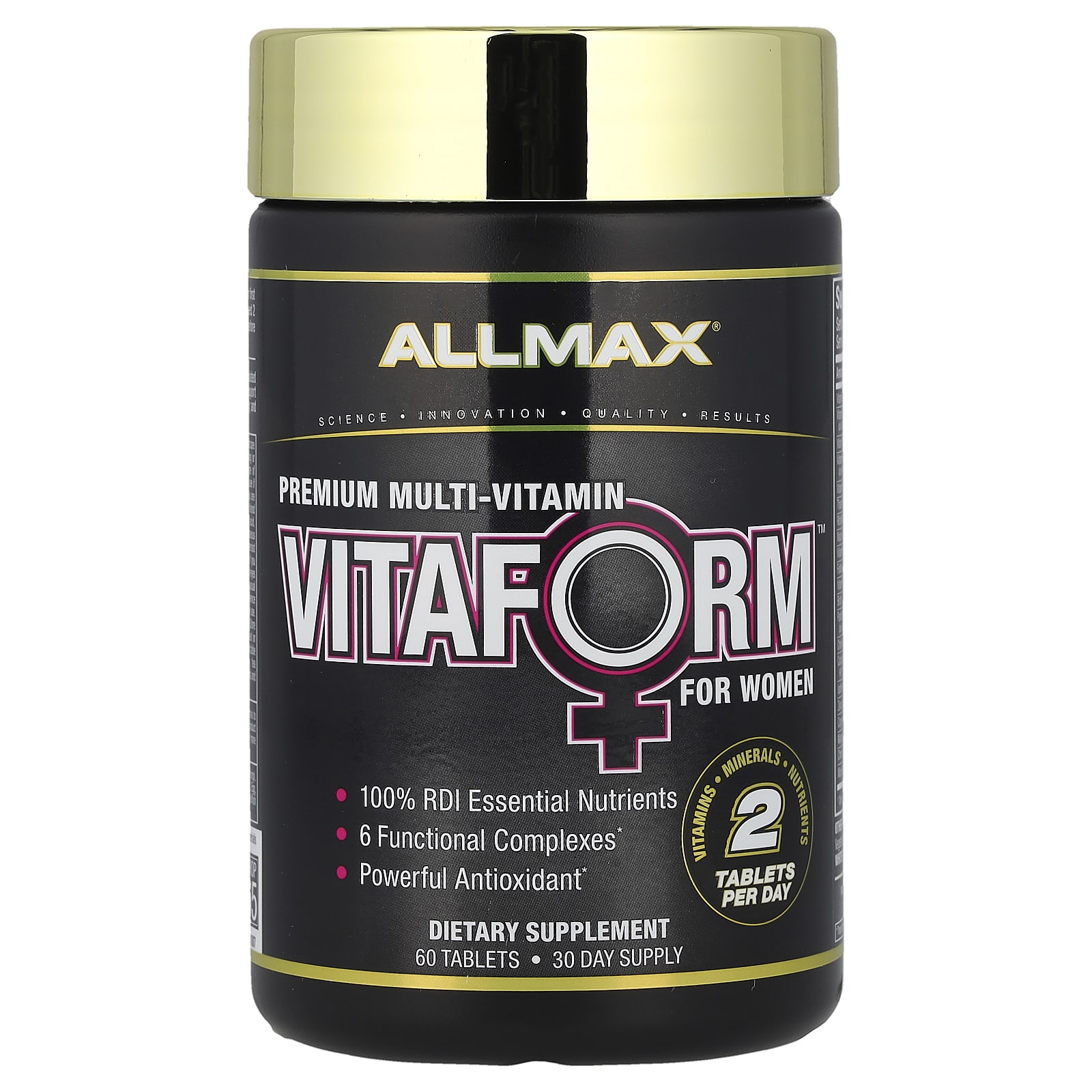 ALLMAX VITAFORM, Premium Multi-Vitamin For Women – 60 comprimés — Tunisie