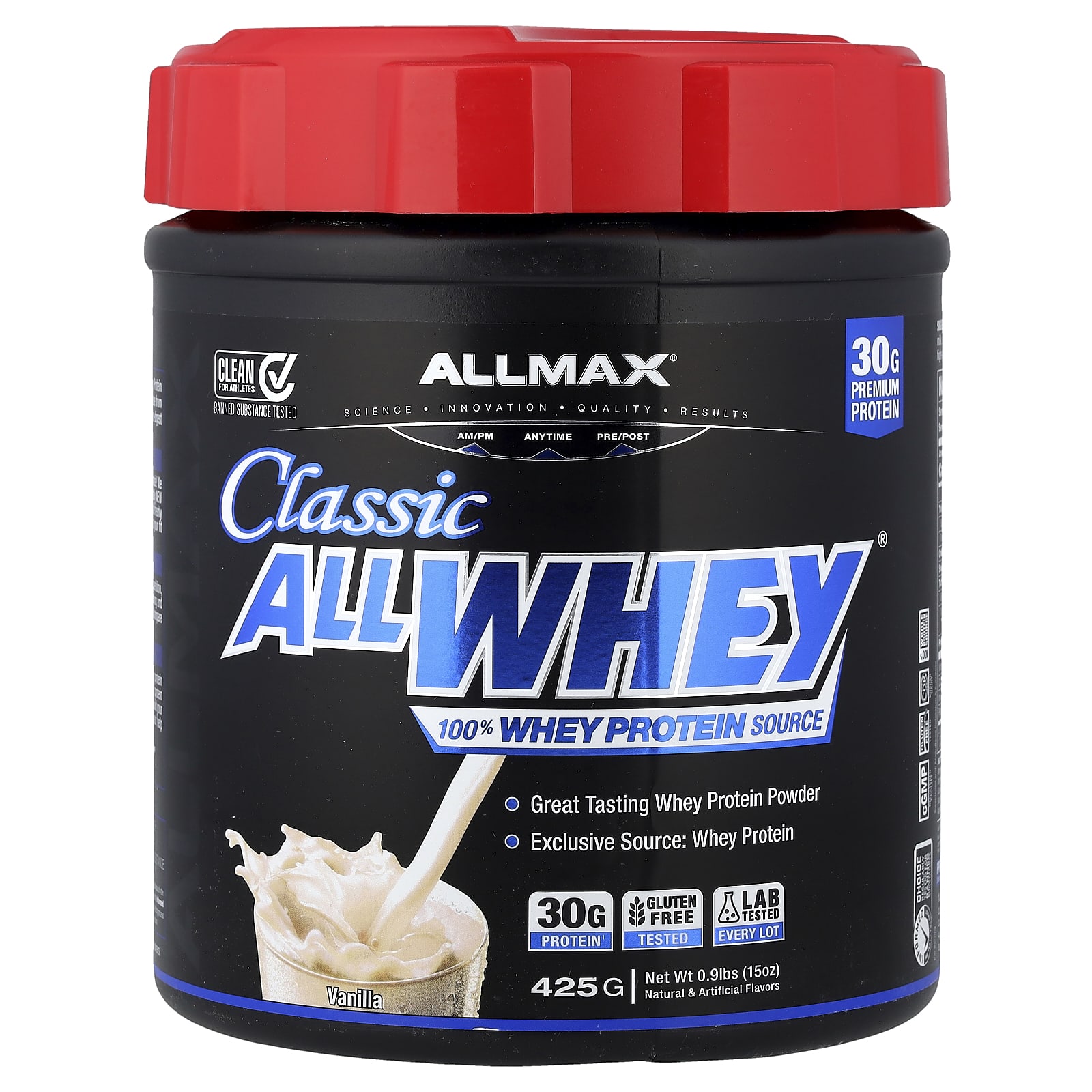 Allmax Classic Allwhey – Vanilla – 425 g — Tunisie