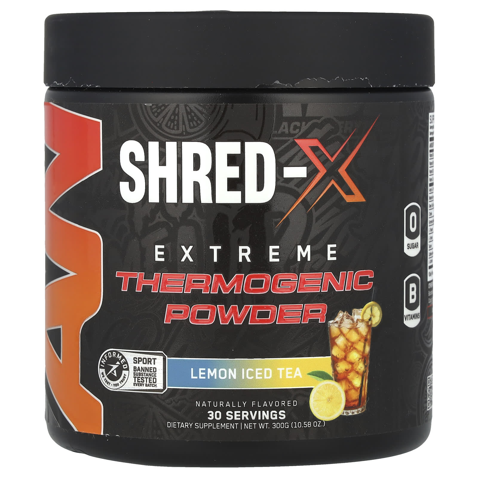 ABE Shred-X, Extreme Thermogenic Powder – Lemon Iced Tea – 300 g — Tunisie
