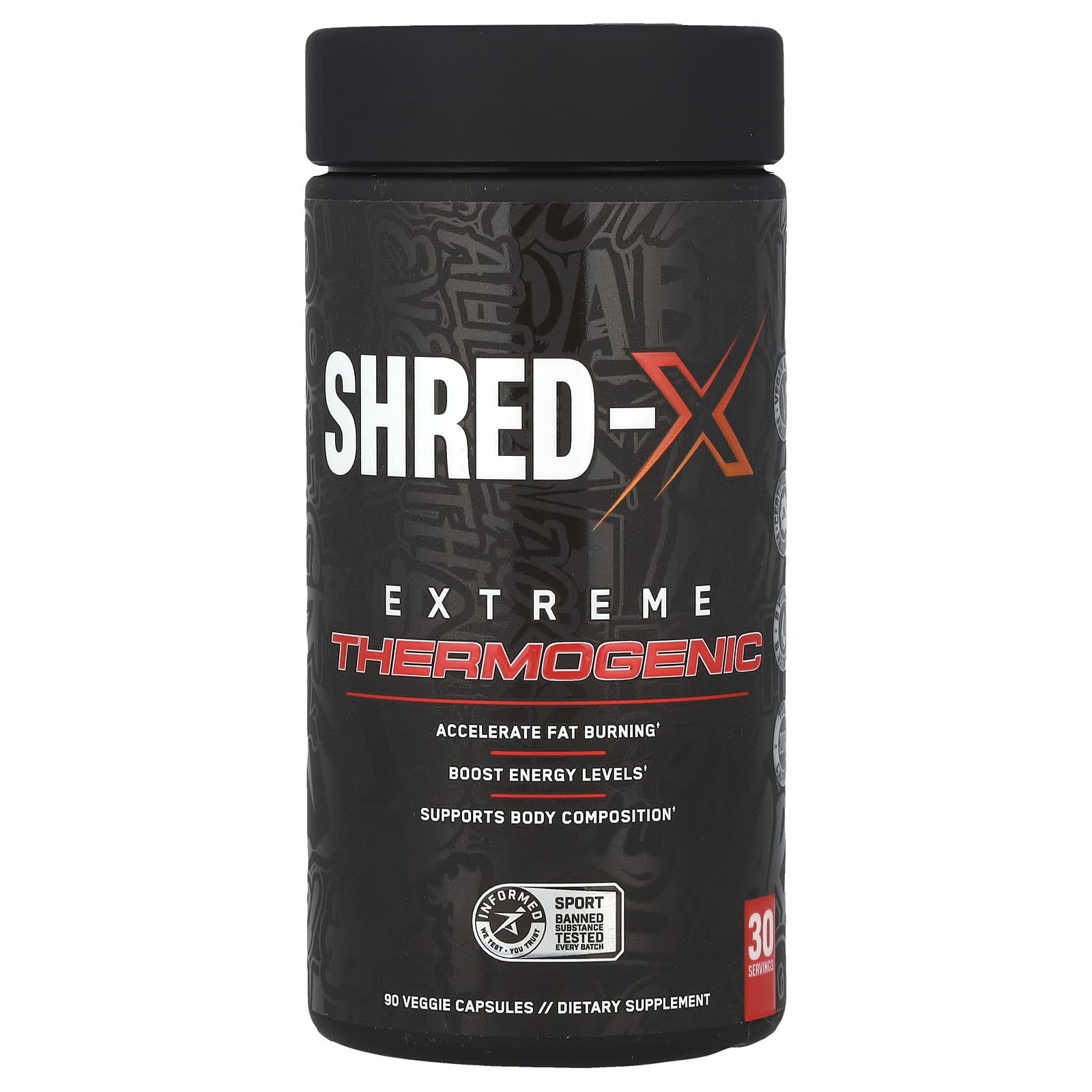 ABE Shred-X, Extreme Thermogenic – 90 gélules végétales — Tunisie