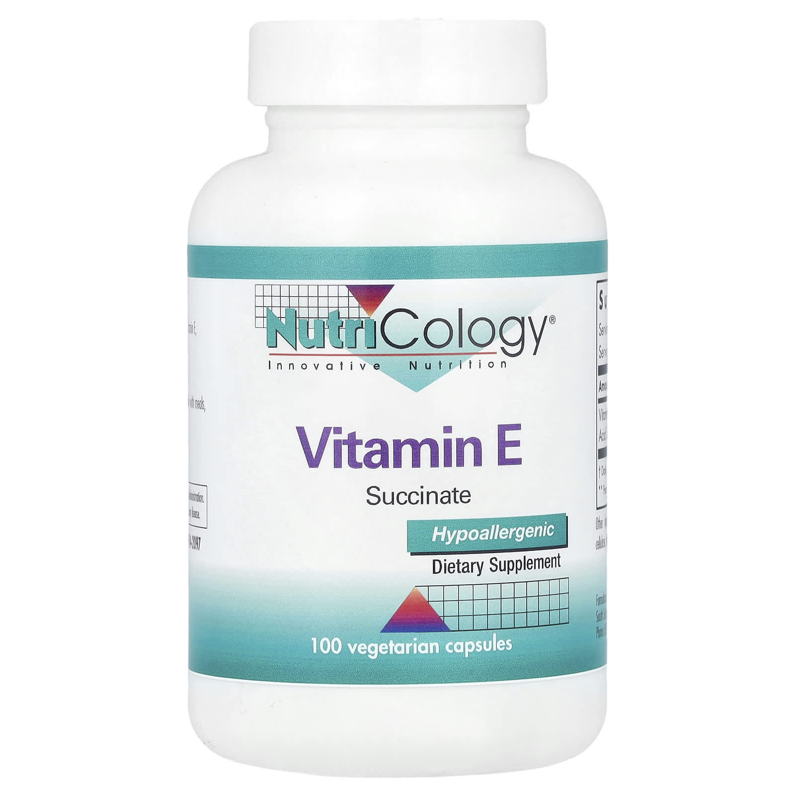 Nutricology Vitamin E – 100 gélules végétales — Tunisie