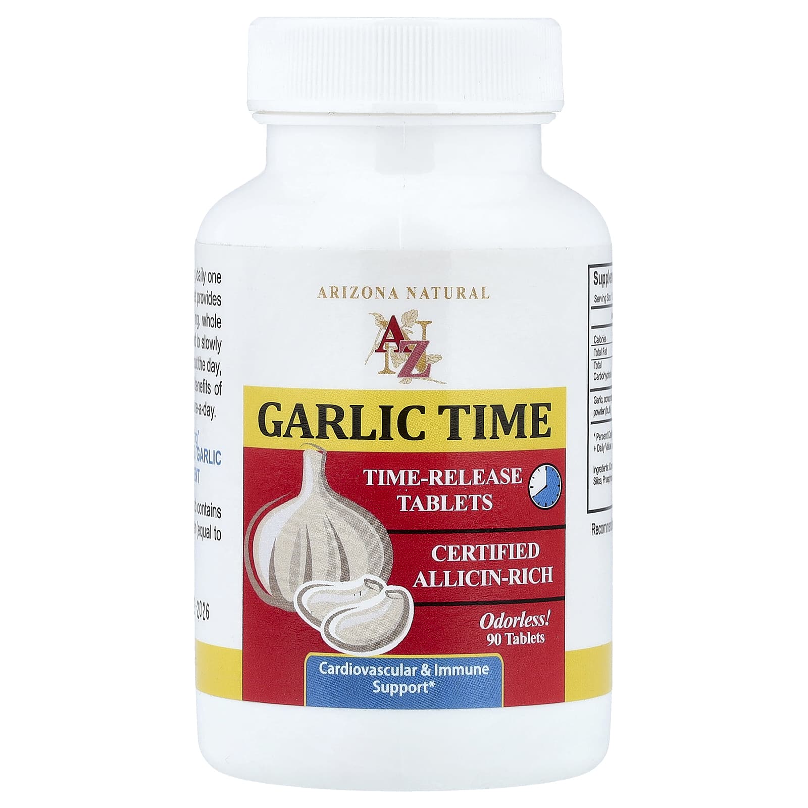 Arizona Natural Garlic Time – 90 comprimés — Tunisie