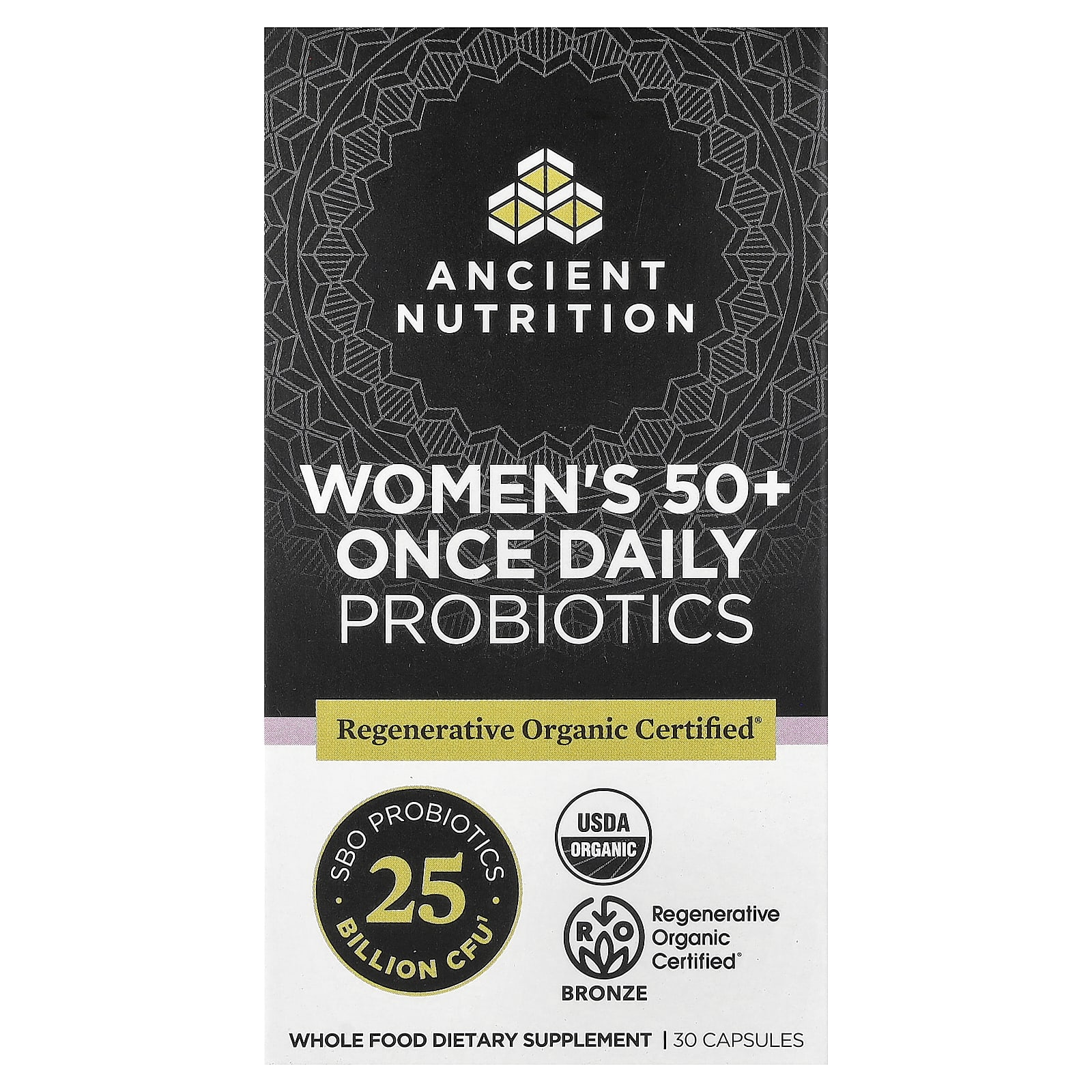 Ancient Nutrition Women's 50+ Once Daily Probiotics – 30 gélules — Tunisie