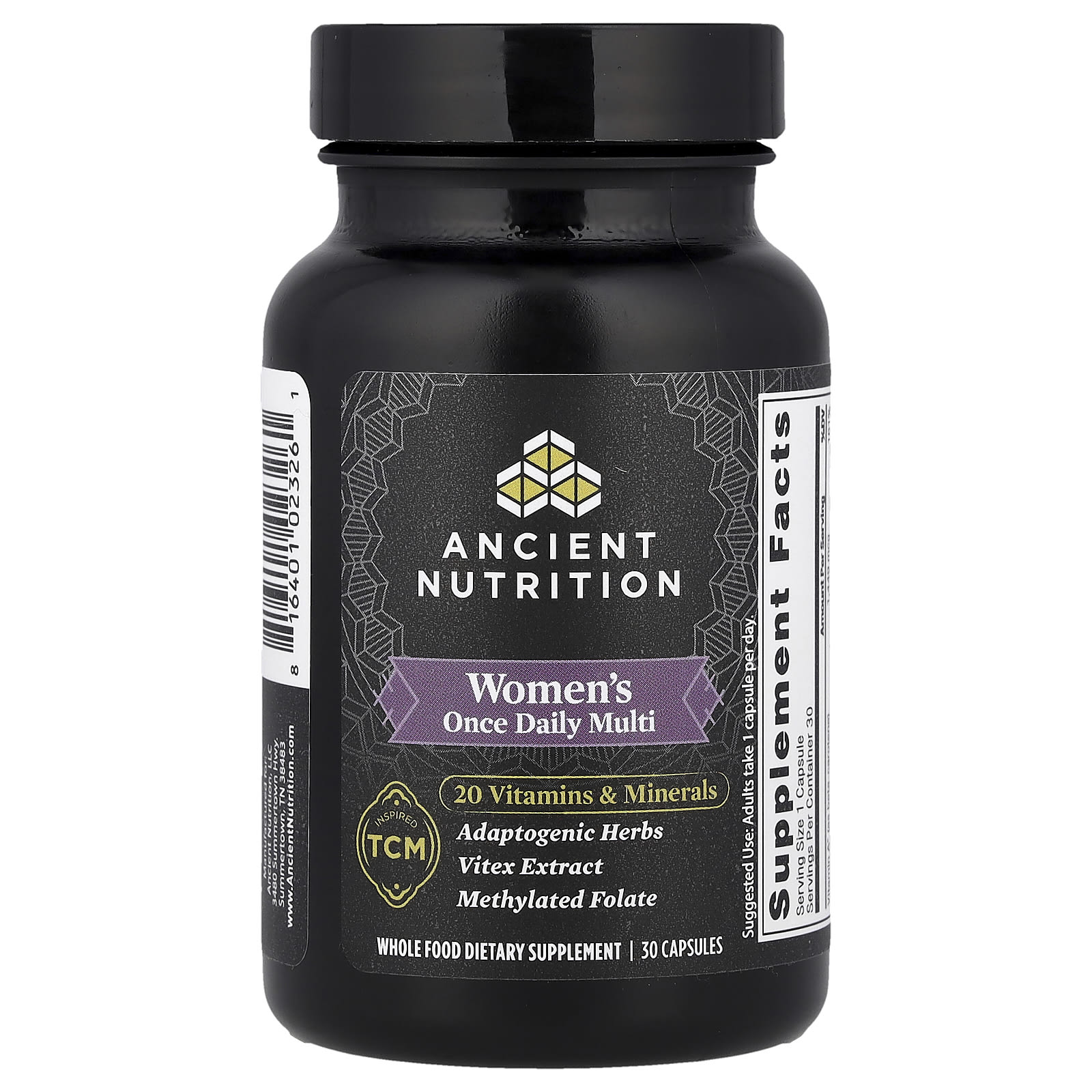 Ancient Nutrition Women's Once Daily Multi – 30 gélules — Tunisie