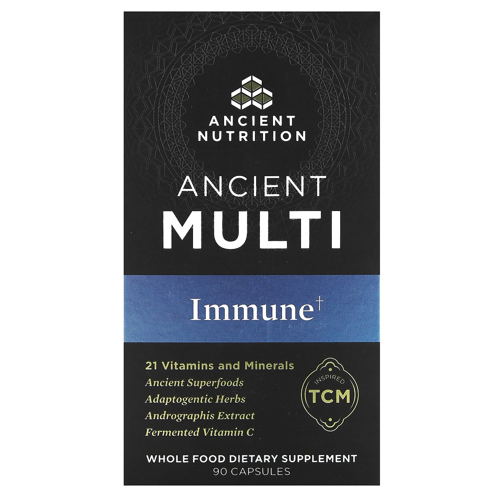 Ancient Nutrition Ancient Multi, Immune – 90 gélules — Tunisie