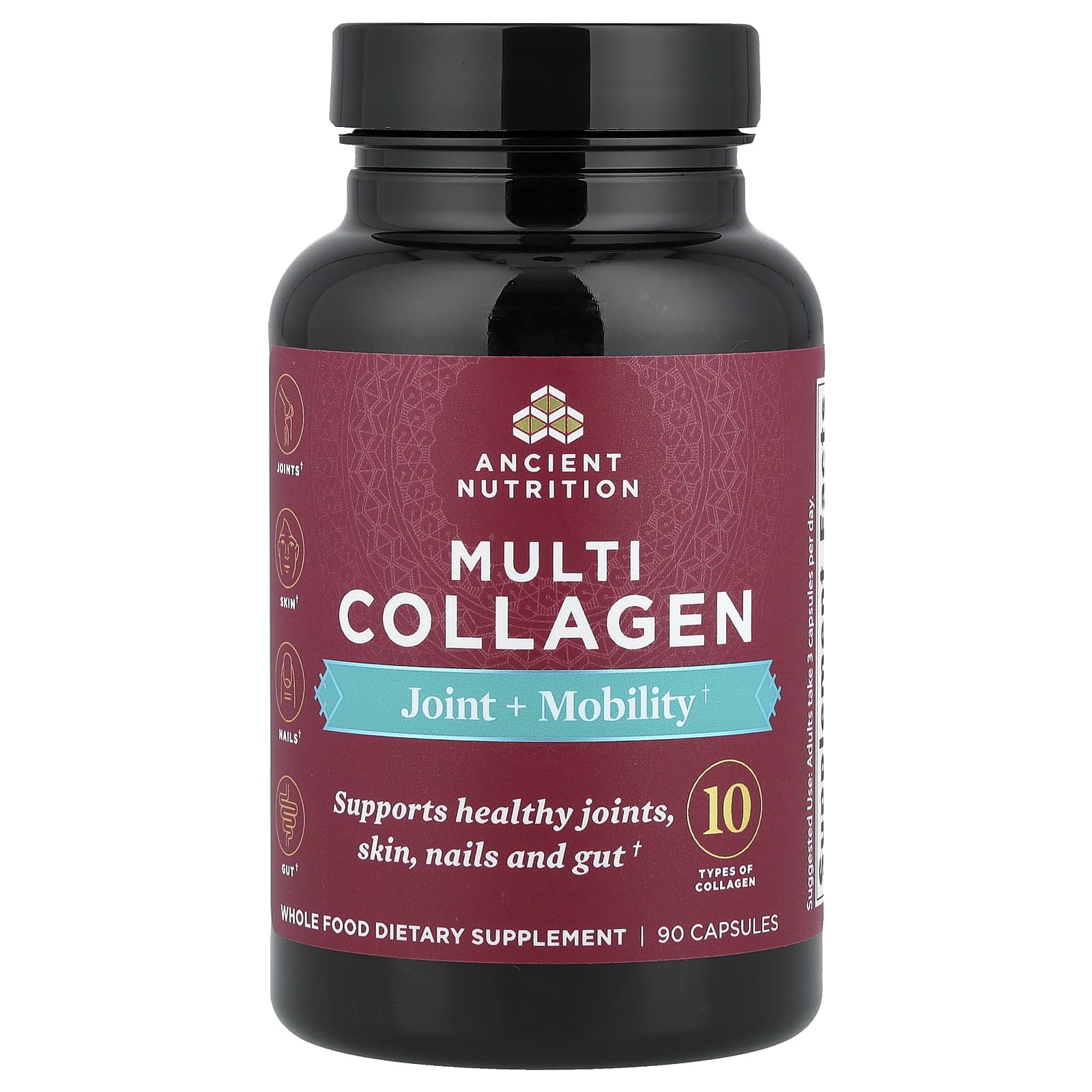 Ancient Nutrition Multi Collagen, Joint + Mobility – 90 gélules — Tunisie