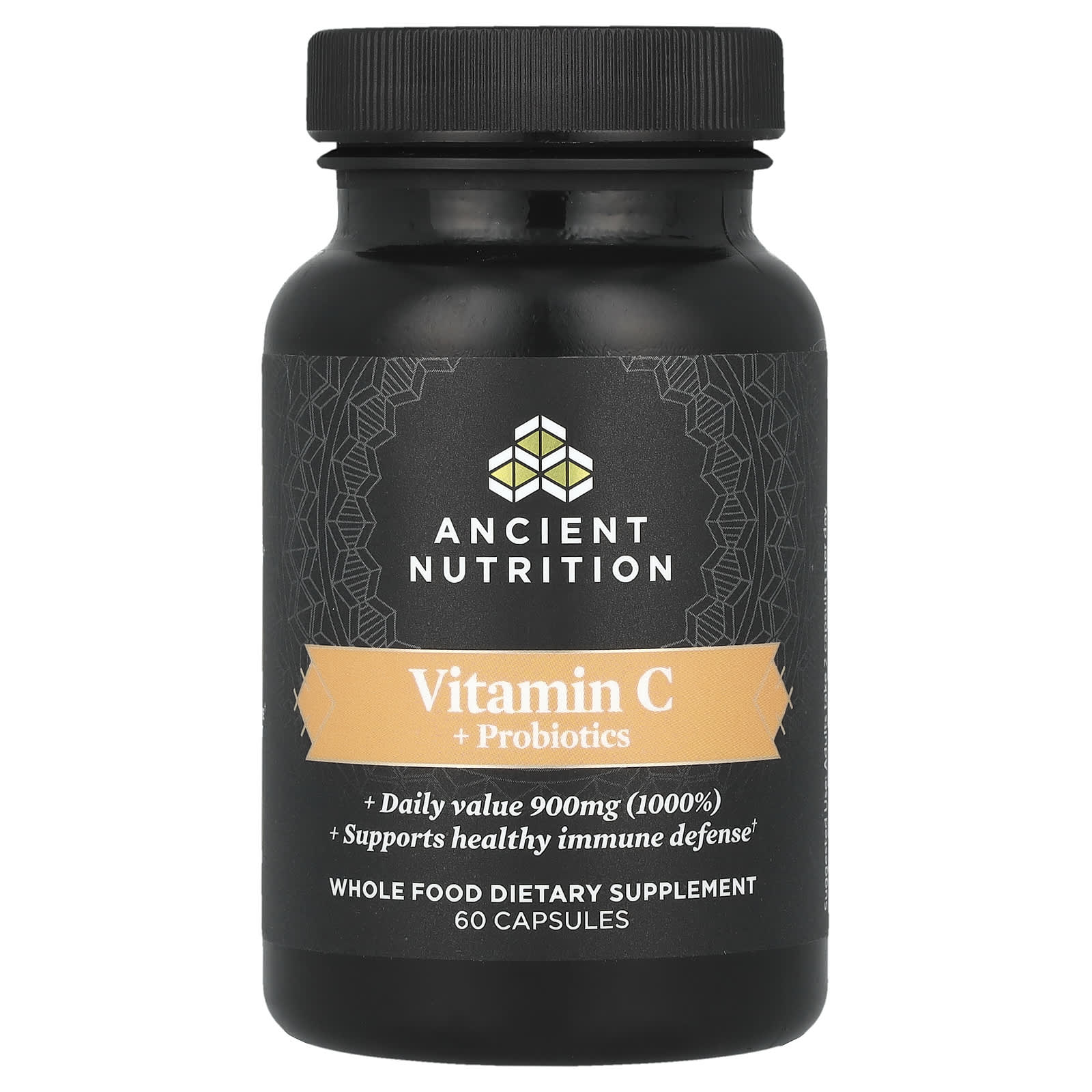 Ancient Nutrition Vitamin C + Probiotics – 60 gélules — Tunisie