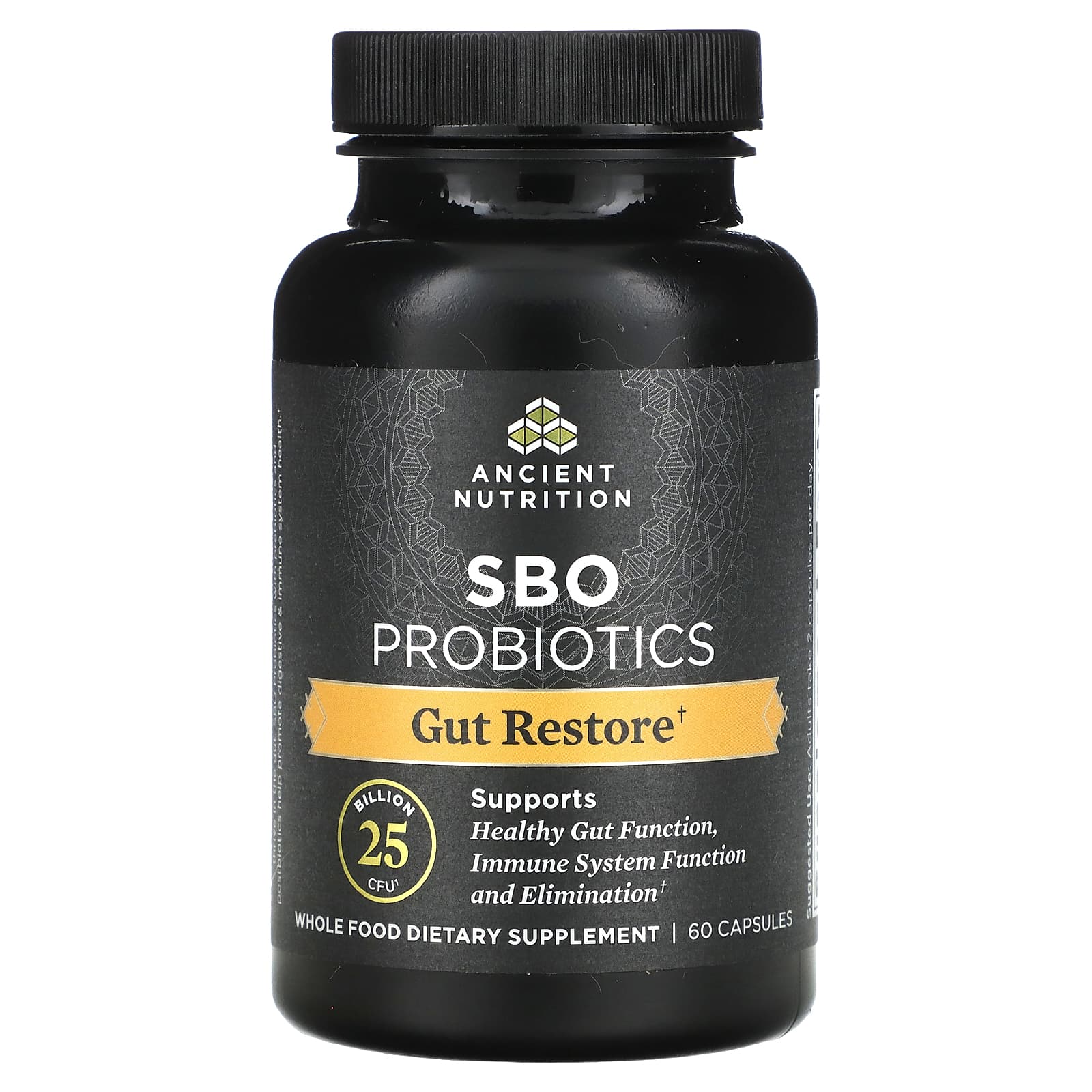 Ancient Nutrition SBO Probiotics, Gut Restore – 60 gélules — Tunisie