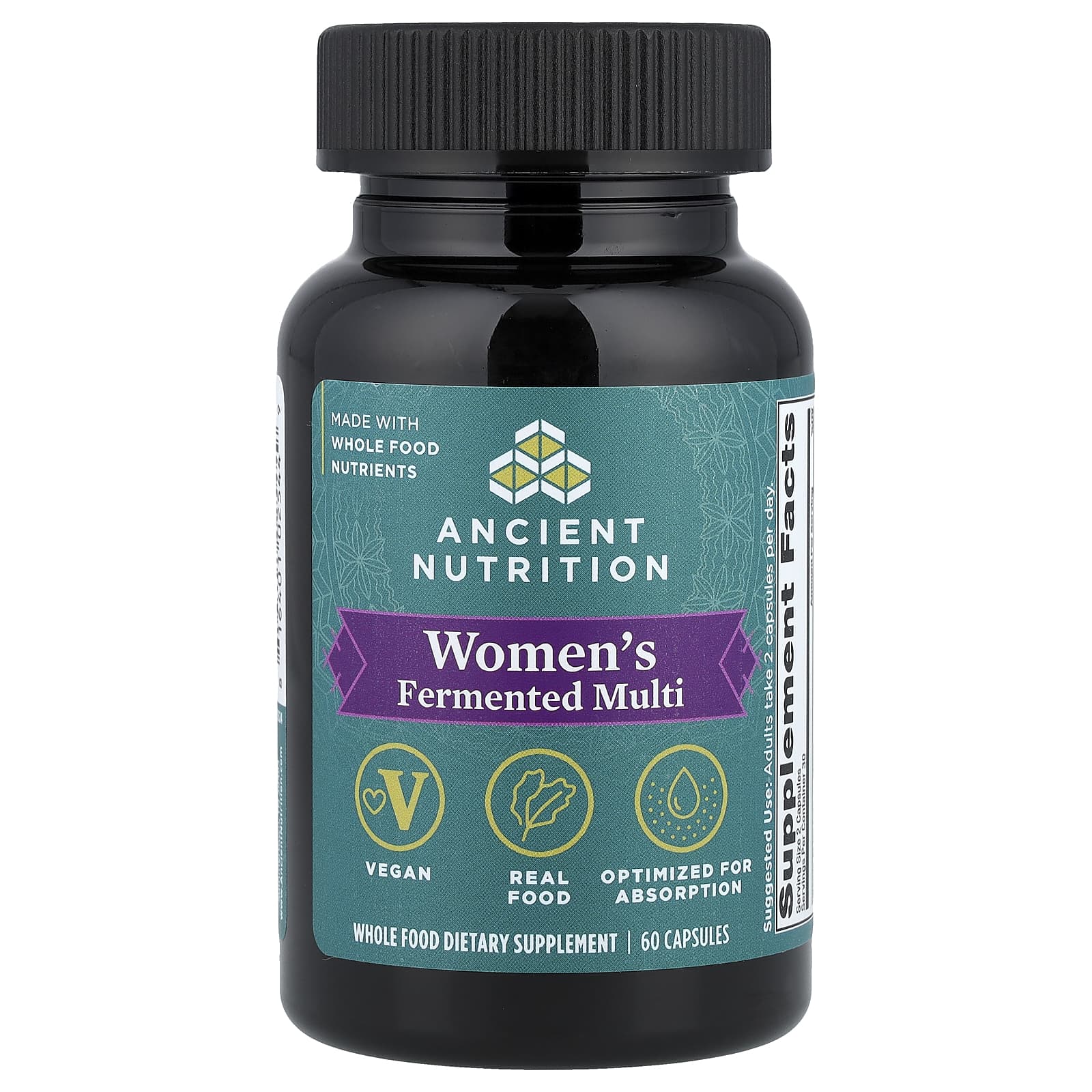 Ancient Nutrition Women's Fermented Multi – 60 gélules — Tunisie
