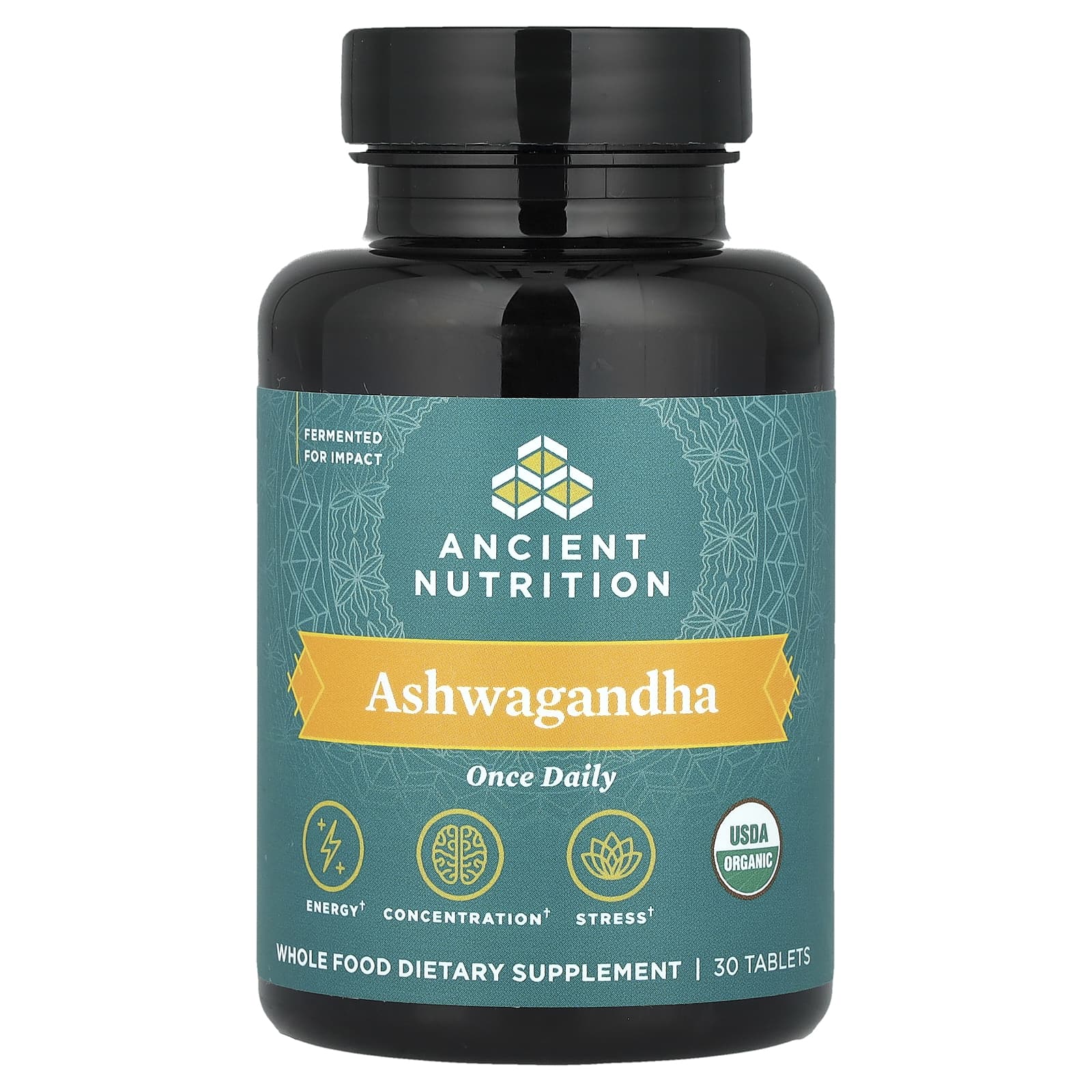 Ancient Nutrition Ashwagandha – 30 comprimés — Tunisie