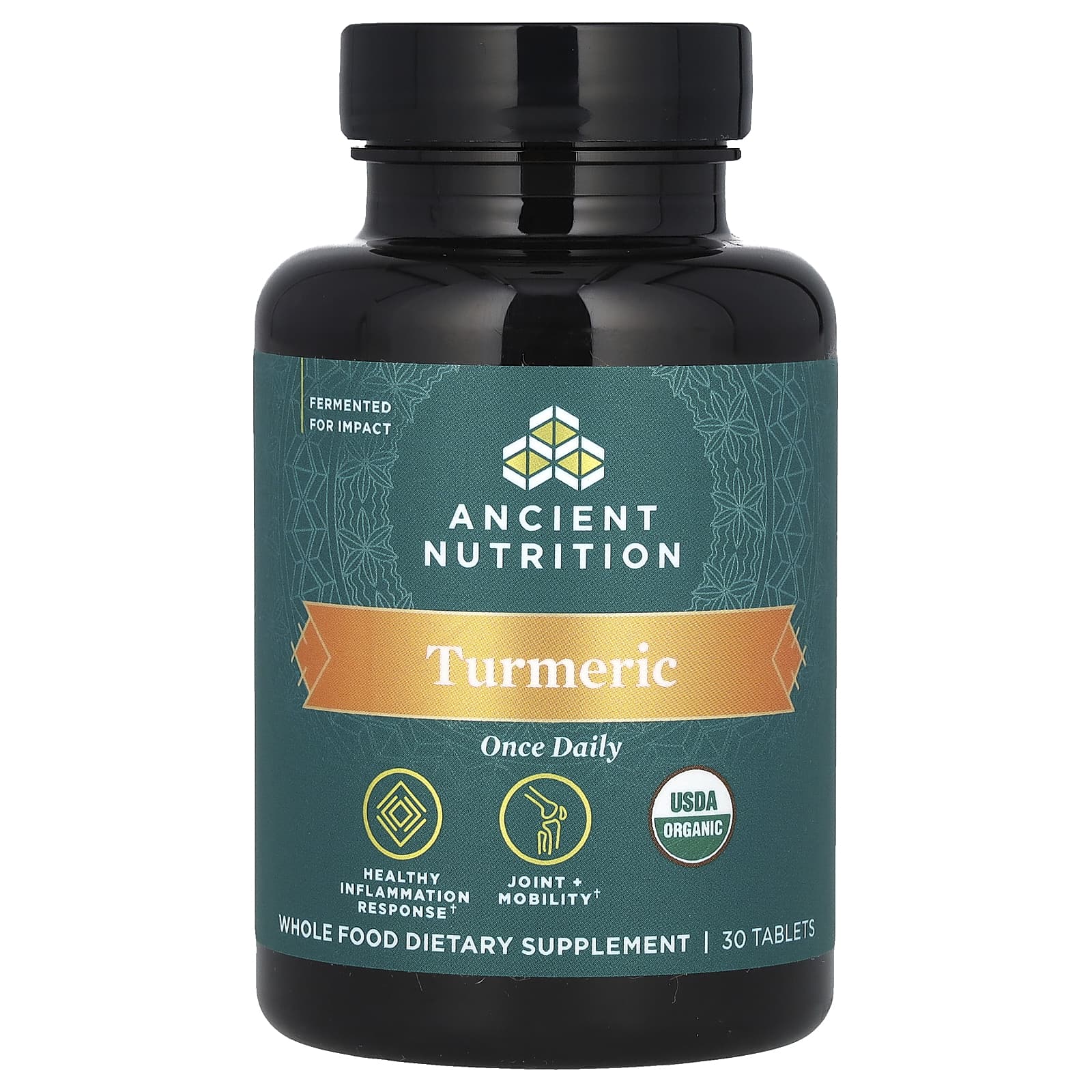 Ancient Nutrition Turmeric, Once Daily – 30 comprimés — Tunisie