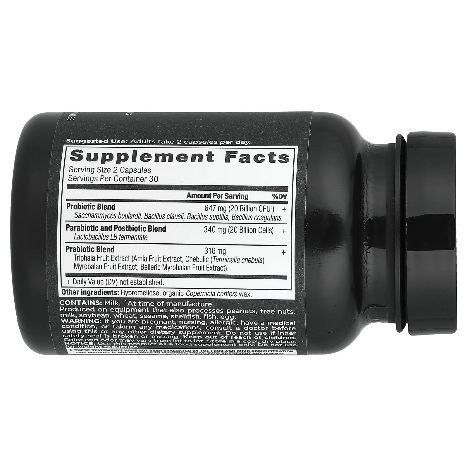 Ancient Nutrition SBO Probiotics Trinity – 60 gélules — photo 2 sur 2