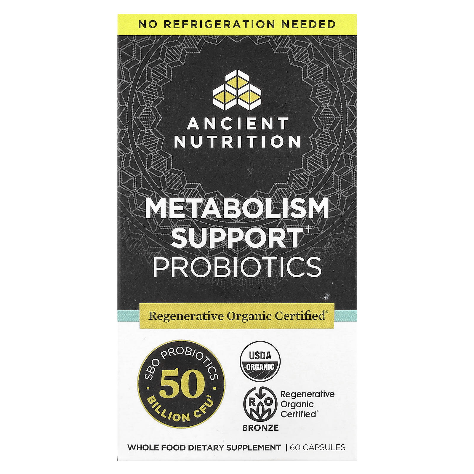 Ancient Nutrition Metabolism Support Probiotics – 60 gélules — Tunisie