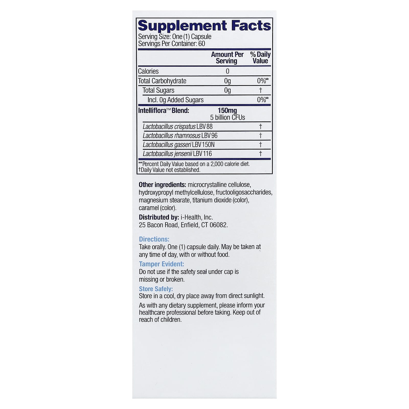 AZO Complete Feminine Balance, Daily Probiotic – 60 gélules — photo 2 sur 2