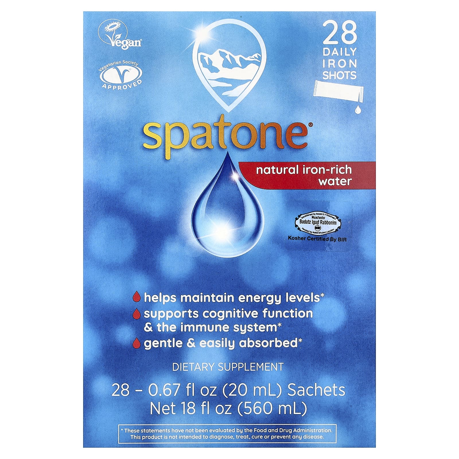 Bach Natural Iron-Rich Water – 20 ml — Tunisie