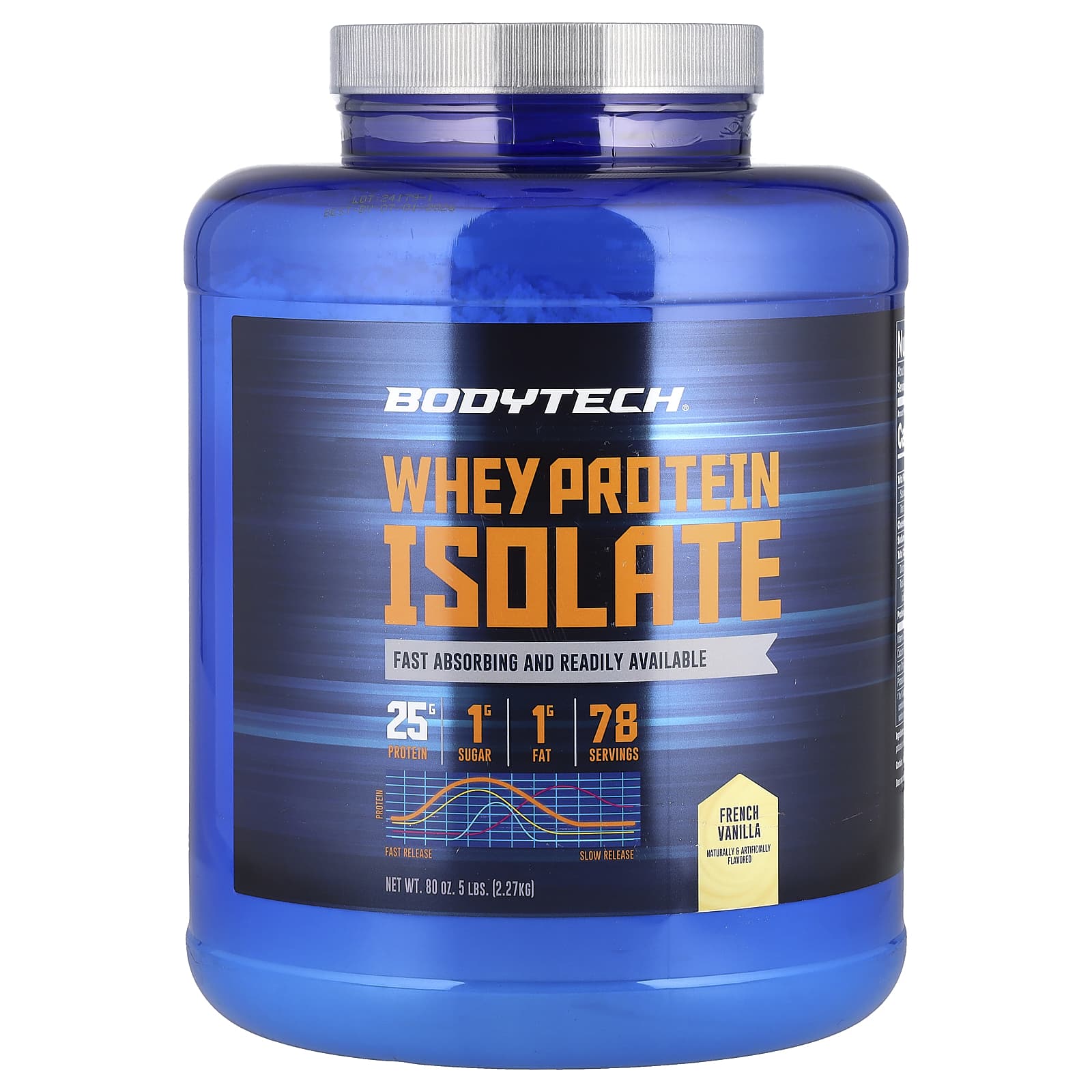 BodyTech Whey Protein Isolate – French Vanilla – 2,27 kg — Tunisie