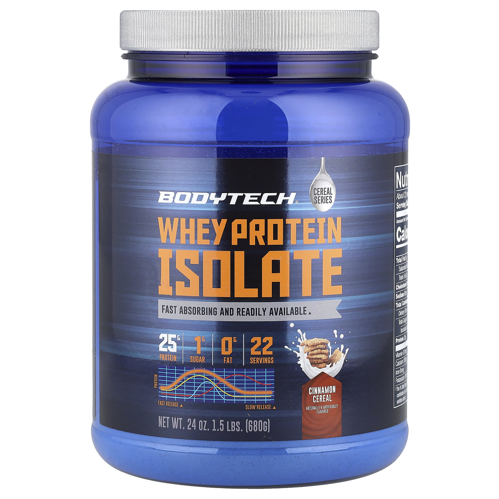 BodyTech Whey Protein Isolate – Cinnamon Cereal – 680 g — Tunisie