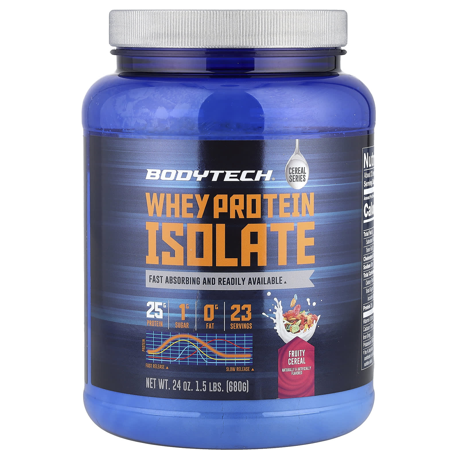BodyTech Whey Protein Isolate – Fruity Cereal – 680 g — Tunisie