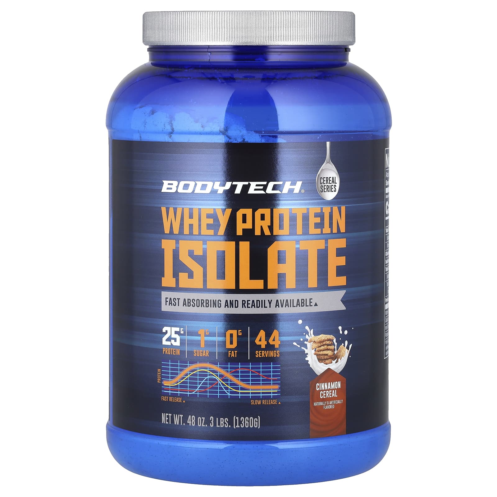BodyTech Whey Protein Isolate – Cinnamon Cereal – 1360 g — Tunisie
