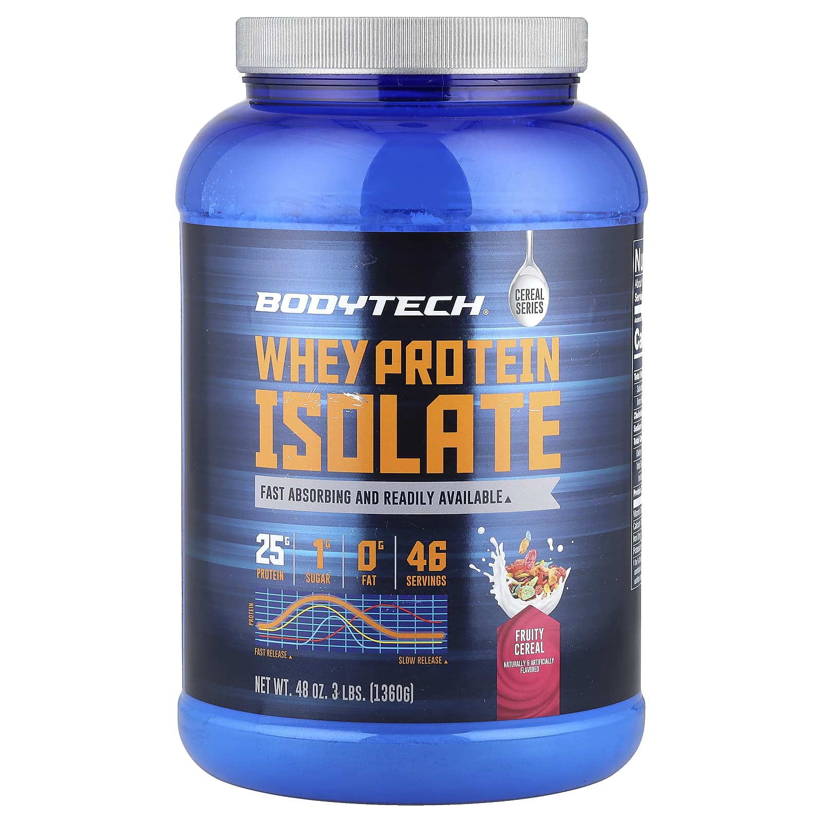 BodyTech Whey Protein Isolate – Fruity Cereal – 1360 g — Tunisie